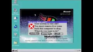 Windows NT Workstation 4.0 Parody