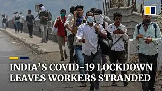 Coronavirus: Chaos across India as thousands of stranded migrant workers flee cities under lockdown