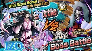 FIRST LOOK AT CROCODILE BOSS BATTLE !GAMEPLAY,Izo vs Crocodile!  | One Piece Bounty Rush (OPBR)