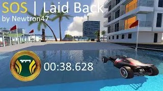 Trackmania - Track of the day 2021/07/11 - SOS | Laid Back by Newtron47 - AT (