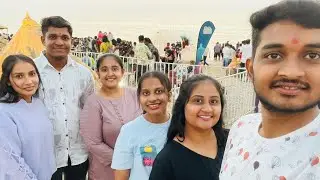 🤳vlog 20 ⭕️ aaje mandvi beach festival jova gya full moj kari / trafic maa fasai gayaa 😣 વ્લોગ ૨૦
