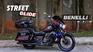 Modifikasi Benelli PE250 Custom jadi Street Glide ala KOJAY GARAGE
