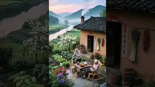 Grandpa&rsquo;s Gardening Mishap | Laughter at the Village Table #scenery #peacefulmoments #beautiful