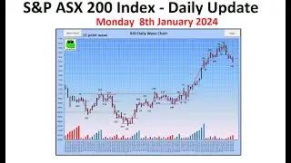 S&P ASX 200 Index (XJO) - Daily Update - 8th January 2024
