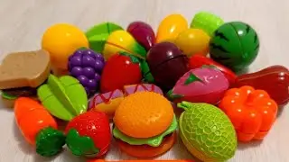 🍓 Cutting fruit and vegetable  toys #fruit #toys #vegetable 