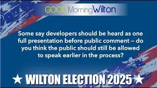 2025 Election Jessica Rainey CLIPS 6 should procedure change to allow public comment before the appl