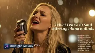 [Playlist] Velvet Tears: 10 Soul-Stirring Piano Ballads | Ethereal Female Vocals