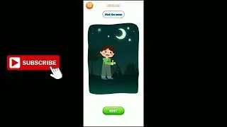 Brain Story Tricky Puzzle Level 124 Find the moon