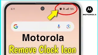 Clock And Alarm Icon | How To Remove Alarm Icon From Notification Bar In Motorola