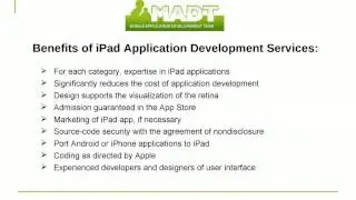 iPad Application Development - Experience Beneficial Services From MADT