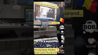 Anonymous ajută Rom&acirc;nia 🇷🇴 #hacker #anonymous #coruptie #romania