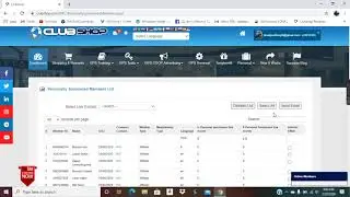 how to identify  and email your personally sponsored members of Club Shop