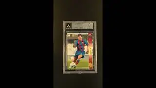 2004 Panini Megacracks Lionel Messi ROOKIE #71 BGS 9 MINT