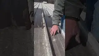 How to Seal Fiberglass Skylight on a Metal roof #construction #roofinginnovation #diy @AllRoof.