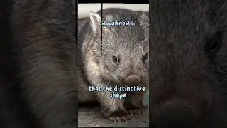 Fun case#96/ The Mystery of Cubic Poop #funcase #wombat #funfacts #didyouknow #shortvideo #fyp