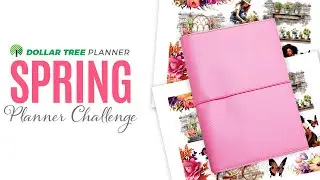 Еженедельная настройка Dollar Tree Planner Challenge GREEN & GOLD и SPRING