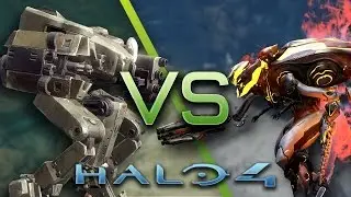 Halo 4 AI Battle - Mantis vs Knight Commanders