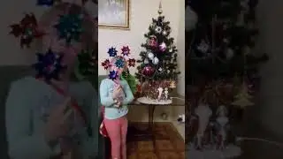 Про цветную новогоднюю вертушку