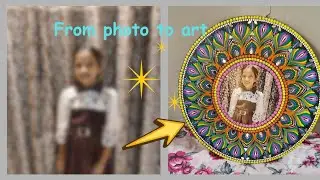 How I Create a Custom Kid Photo Dot Mandala /Timelapse.