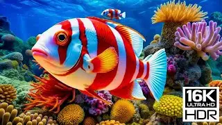 🌊 16K HDR Dolby Vision | Luminous Ocean Realm &ndash; Radiant Coral Reefs & Peaceful Marine Life 🐠