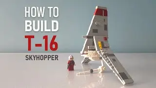 LEGO Star Wars T-16 Skyhopper MOC | Building Instructions