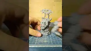 CYBERTRONIK ORKZ BOSS part 4: 3D print #blender3d #miniatures #orktober  #3dprint #warhammer