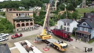 Moving The Caboose - Brownsville PA June 12, 2019 - 4K