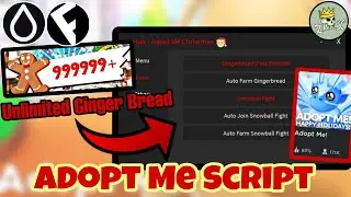 Adopt Me Unlimited GingerBread Script | Auto Farm | Hydrogen and Fluxus - Roblox Mobile Exploiting