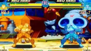 Marvel vs Capcom - Gold War Machine Glitch