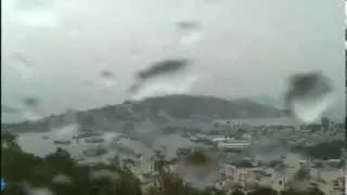 First pics of Tropical Storm Usagi arriving in Hong Kong