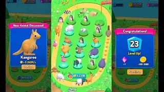 Merge Party Animals !! full level 23 Gameplay Party with your favorite animals