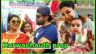 Karwachauth prep | guru ne karai shopping | HINDI | WITH ENGLISH SUBTITLES | Debina Decodes |