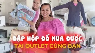 Đập Hộp Đồ Mua Được Tại Outlet Trong Buổi Mua Sắm Cùng Cô Bạn Người Thái | Đến Mỹ Cùng Mai