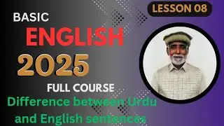 Sequence of sub obj and verb in Urdu and English sentences