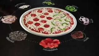Pizza Hut mesa interactiva