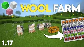 EASY Auto Wool Farm For 1.17 Minecraft PE/Bedrock Edition Tutorial | MCPE,JAVA,Xbox,Ps4,Switch |