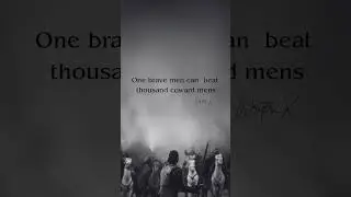 one brave men can beat thousands coward mens #quotes #motivation #brave #man #fighter #hardwork #men