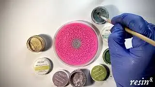 MAKE a mandala coaster from epoxy resin with us