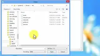 How To Edit Hosts File in Windows 8