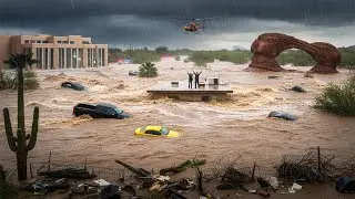 Arizona Flood Crisis! Homes Submerged and Streets Destroyed in Globe