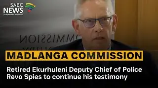 Madlanga Commission I Retired Ekurhuleni Deputy Chief of Police Revo Spies to continue his testimony