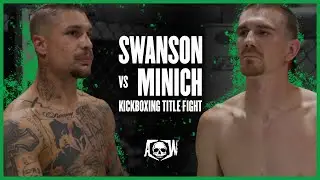 Robert Minich vs. Dalton Swanson - AM 165lb Kickboxing Title Fight | Arena Wars