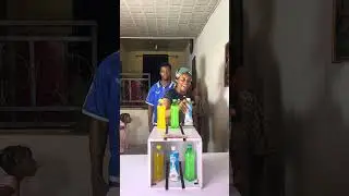 This Funny and Entertaining Three (3)Bottle Color Matching Challenge - Family Game Show