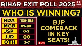 Bihar Election 2025: NDA Strengthens In Key Regions | Exit Poll Insights By JVC | ET Now
