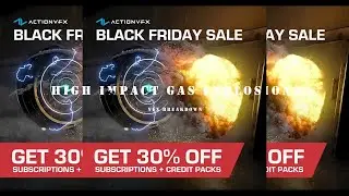 Black Friday 30% off - High impact gas explosions vfx breakdown - @ActionVFXofficial