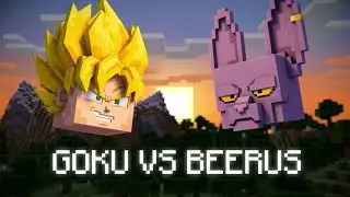 Minecraft, Goku vs Beerus- Minecraft Animation (Dragon Ball Super fans)