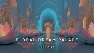 Floral Dream Palace ✨ Glowing Flowers and Magical Architecture