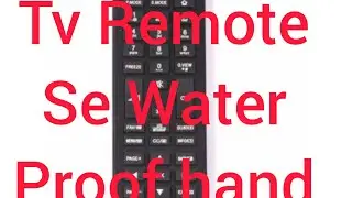 Tv Remote se water proof hand kaise banaye #very #viral #video #water #proof #hand