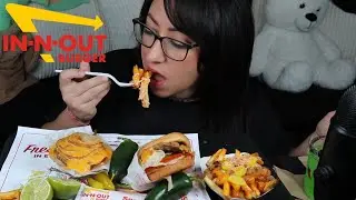 IN N OUT MUKBANG | ANIMAL STYLE AND CHOPPED CHILES