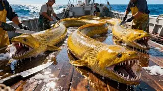 Documentary - Giant Moray Eel Cutter - How to Catch Giant Moray Eels in the Sea at Rocky Valley